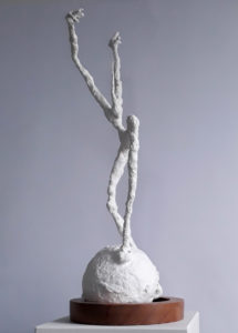 Sabine Schiffer-Nasserie - ohne Titel, 2011, Gips, Holz, 45 x 20 x 20cm