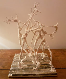 Sabine Schiffer-Nasserie - ohne Titel, 2011, Gips, Steinzeug, 35 x 25 x 25cm