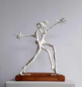 Sabine Schiffer-Nasserie - ohne Titel, 2016, Gips, Holz, 15 x 15 x 15cm